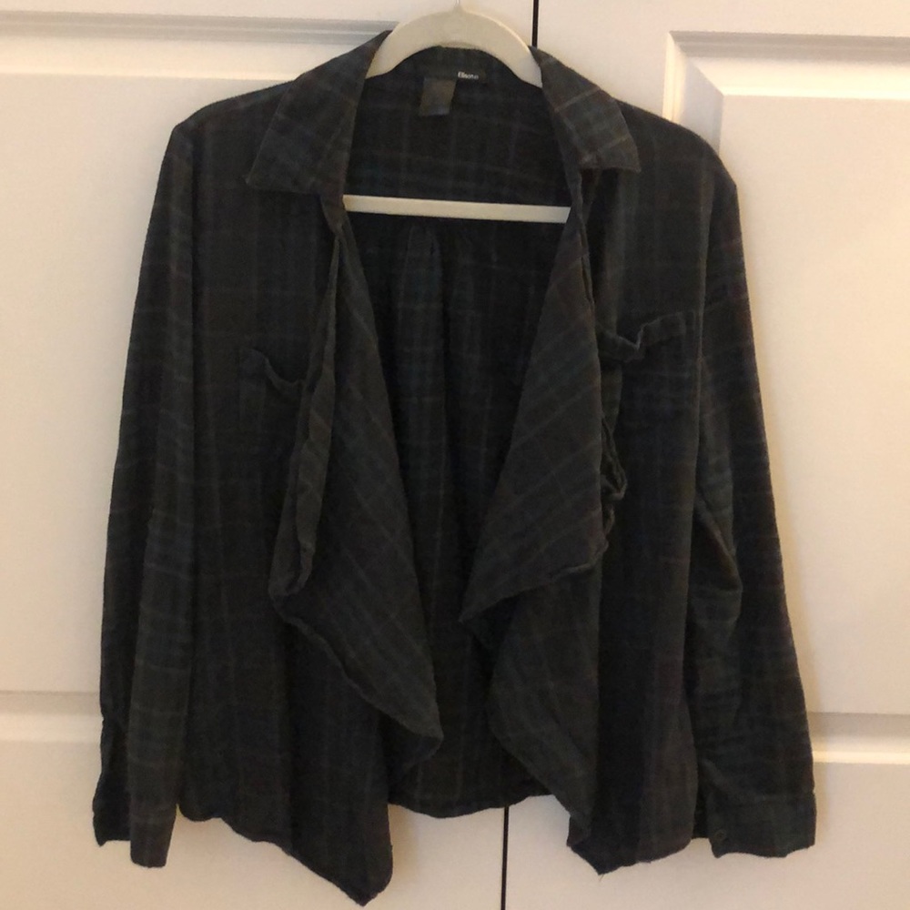 Boyfriend style flannel top